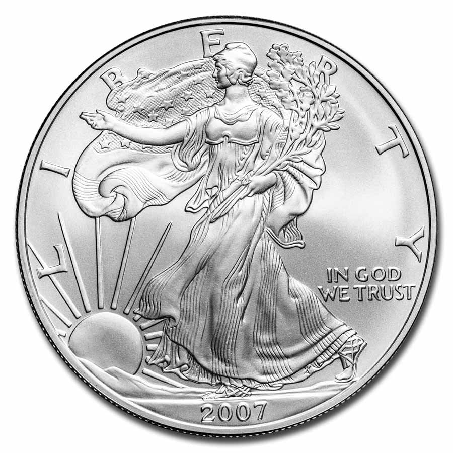 2007 1 Oz American Silver Eagle